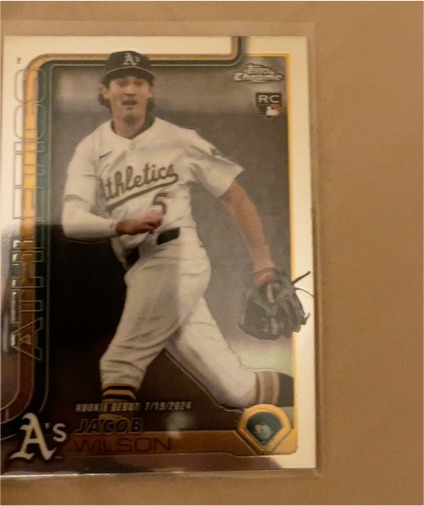 2025 Topps Chrome Update #USC150 Jacob Wilson Rookie Debut — front
