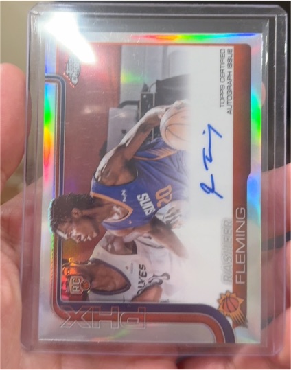 2025-26 Topps Chrome #281 Rasheer Fleming — front