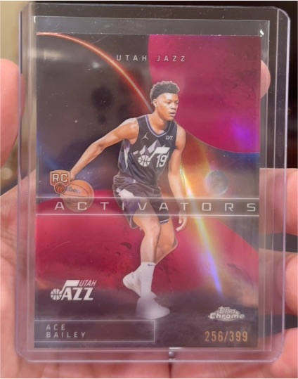 2025-26 Topps Chrome #AC-15 Ace Bailey Activators — front