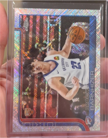 2025-26 Topps Chrome #295 Brooks Barnhizer — front
