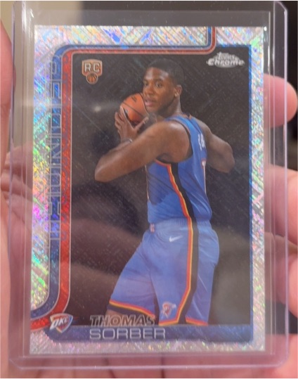 2025-26 Topps Chrome #265 Thomas Sorber — front