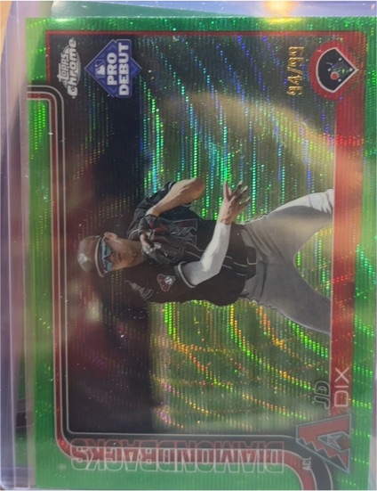 2025 Topps Pro Debut #PDC-6 JD Dix Chrome — front