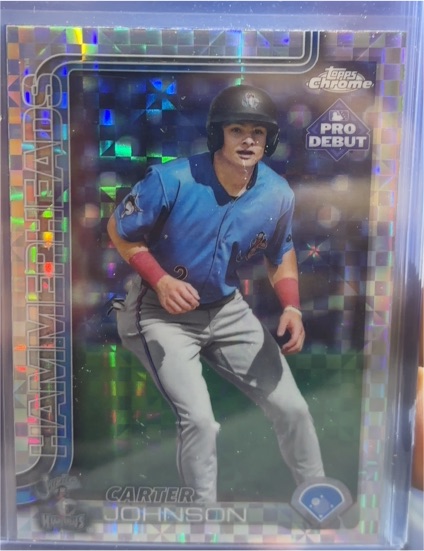 2025 Topps Pro Debut Chrome #PDC-187 Carter Johnson — front