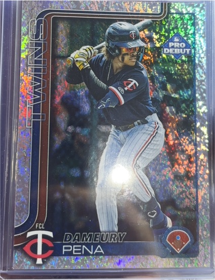 2025 Topps Pro Debut Chrome #PDC-102 Dameury Pena — front