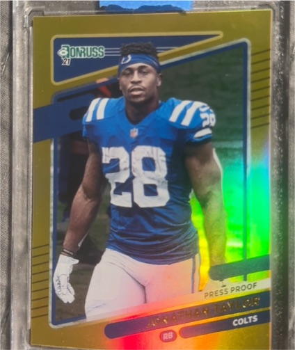 2021 Donruss #150 Jonathan Taylor — front