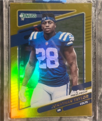 2021 Donruss #150 Jonathan Taylor — front