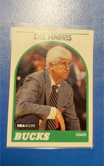 1989-90 Hoops #126 Del Harris — front