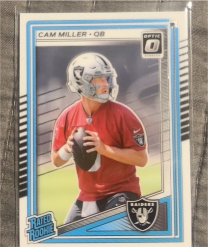 2025 Panini Donruss Optic #261 Cam Miller Rated Rookie — front