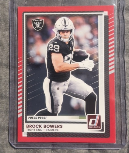 2025 Panini Donruss #1 Brock Bowers — front