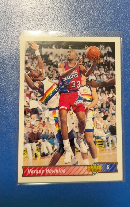 1992-93 Upper Deck #187 Hersey Hawkins — front