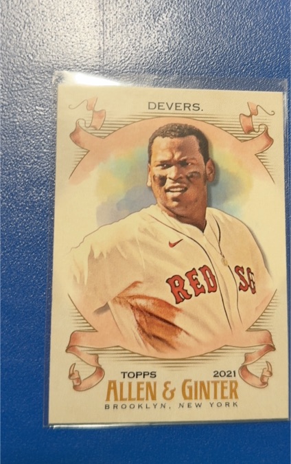 2021 Topps Allen & Ginter #253 Rafael Devers — front