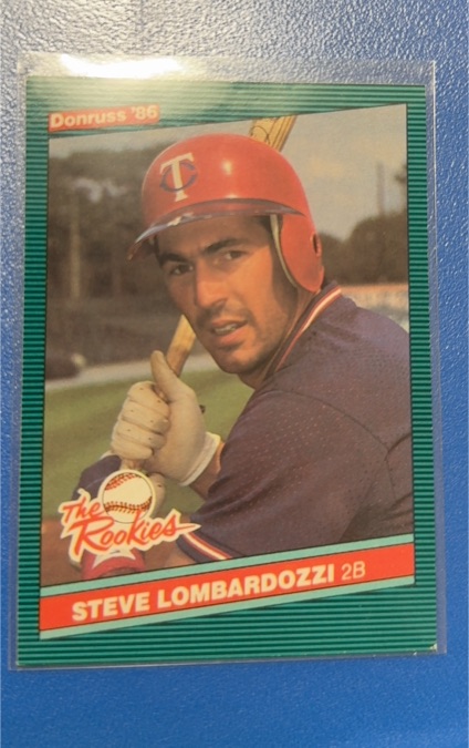 1986 Donruss The Rookies #18 Steve Lombardozzi — front
