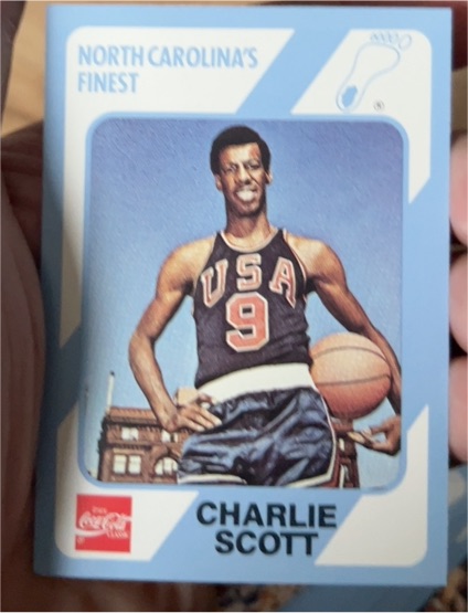 1989 Collegiate Collection North Carolina's Finest #31 Charlie Scott — front