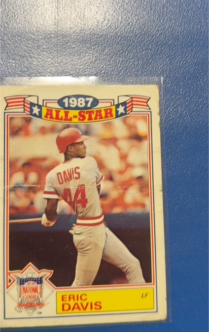 1987 Topps All-Star #44 Eric Davis — front