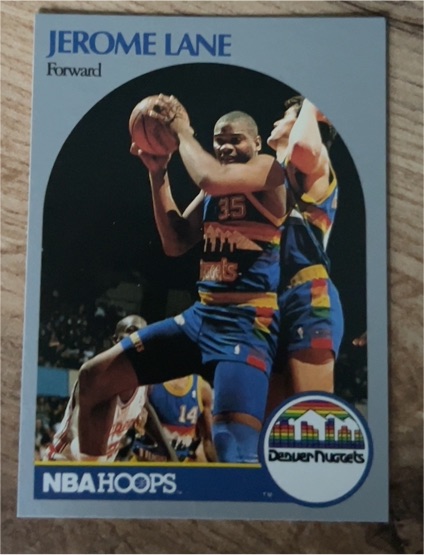 1990-91 NBA Hoops #96 Jerome Lane — front