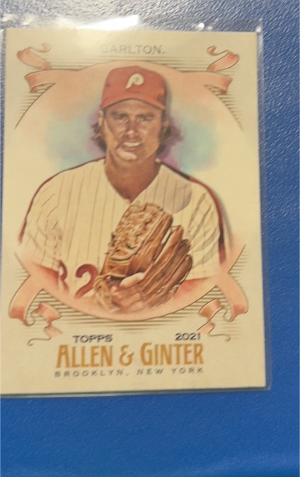 2021 Topps Allen & Ginter Chrome #145 Steve Carlton — front