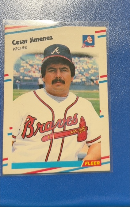 1988 Fleer Update #U-72 Cesar Jimenez — front