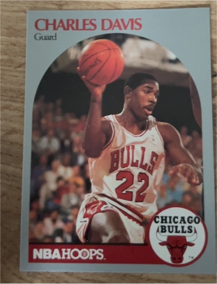 1990-91 NBA Hoops #62 Charles Davis — front