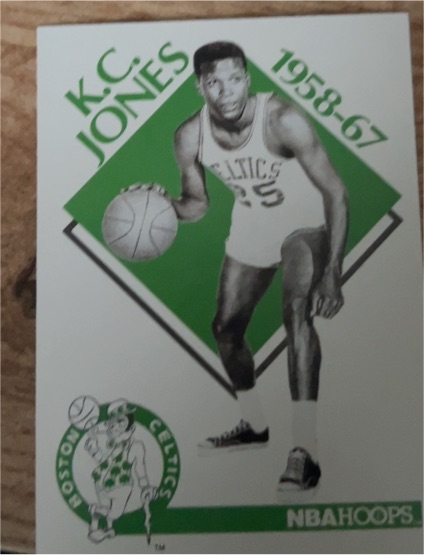 1990-91 Hoops #343 K.C. Jones — front