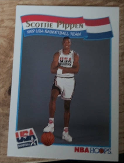 1991-92 Hoops McDonald's #58 Scottie Pippen USA Basketball Team — front