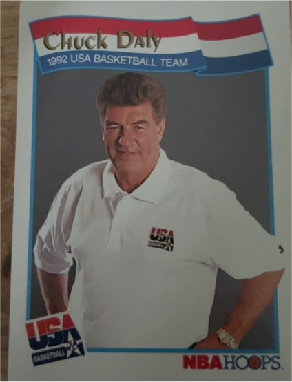 1991-92 NBA Hoops #61 Chuck Daly — front