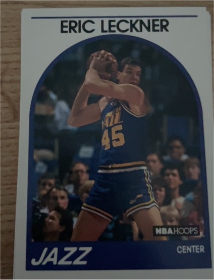1989-90 NBA Hoops #12 Eric Leckner — front