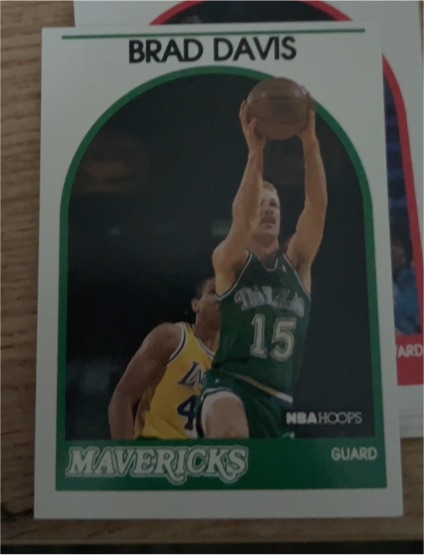1989-90 NBA Hoops #296 Brad Davis — front