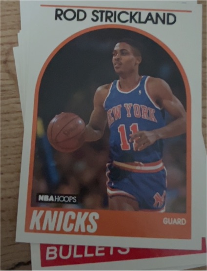 1989 NBA Hoops #8 Rod Strickland — front