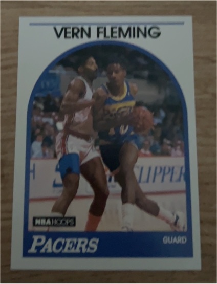 1989-90 Hoops #231 Vern Fleming — front