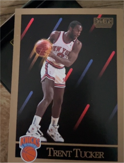 1990-91 SkyBox #193 Trent Tucker — front