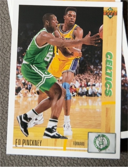 1991-92 Upper Deck #129 Ed Pinckney — front