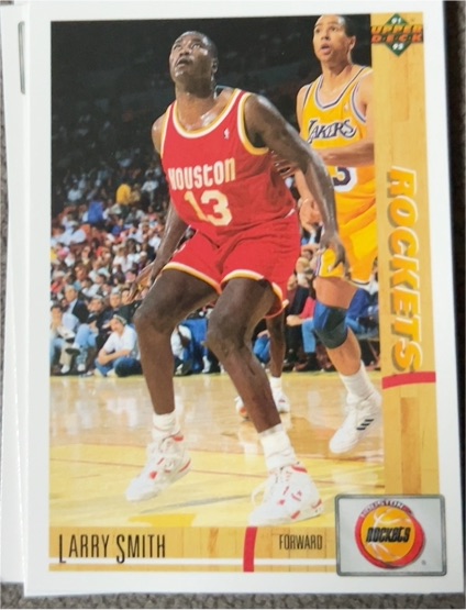 1991-92 Upper Deck #280 Larry Smith Houston Rockets — front
