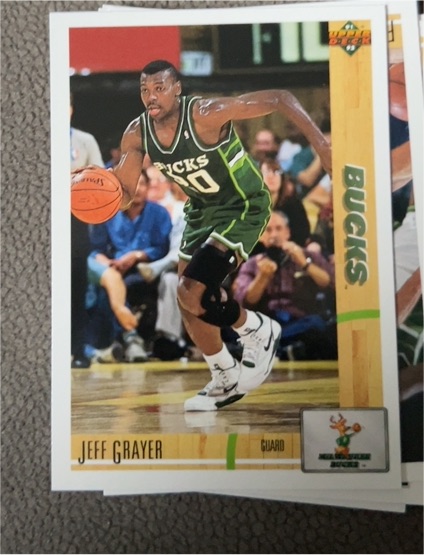 1991-92 Upper Deck #221 Jeff Grayer — front