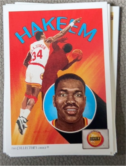 1991-92 Upper Deck #92 Hakeem Olajuwon Houston Rockets — front
