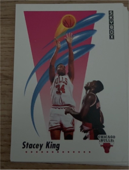 1991-92 SkyBox #40 Stacey King — front