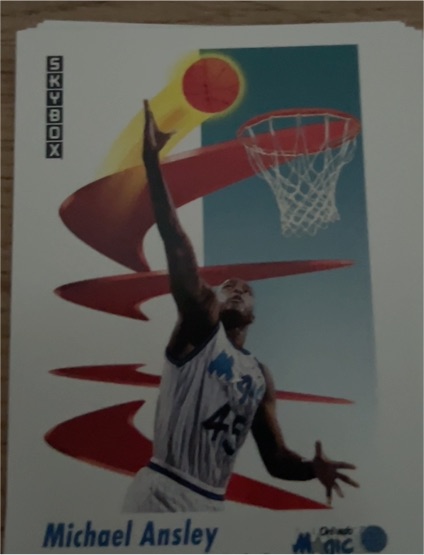 1991-92 SkyBox #201 Michael Ansley — front