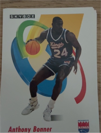 1991-92 SkyBox #243 Anthony Bonner — front