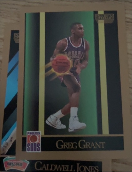 1990-91 SkyBox #221 Greg Grant — front