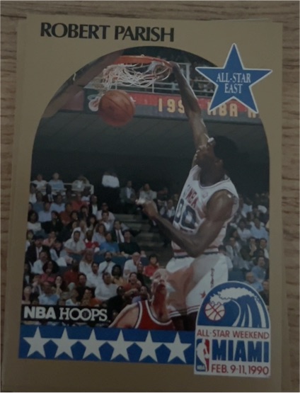 1990-91 NBA Hoops #8 Robert Parish — front