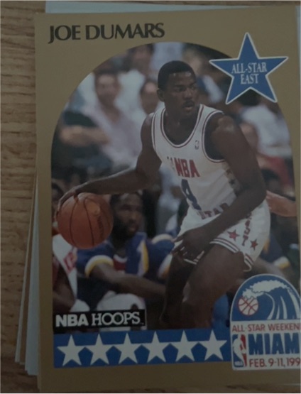 1990-91 Hoops #3 Joe Dumars — front
