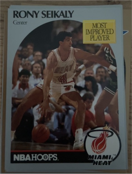 1990 Hoops #169b Rony Seikaly — front