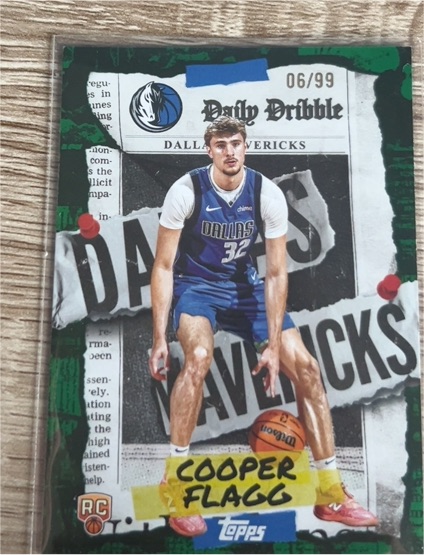 2025 Topps The Daily Dribble #DD-31 Cooper Flagg — front
