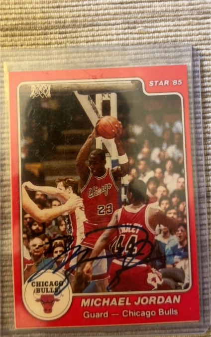 1984-85 Star #101 Michael Jordan Rookie RC — front