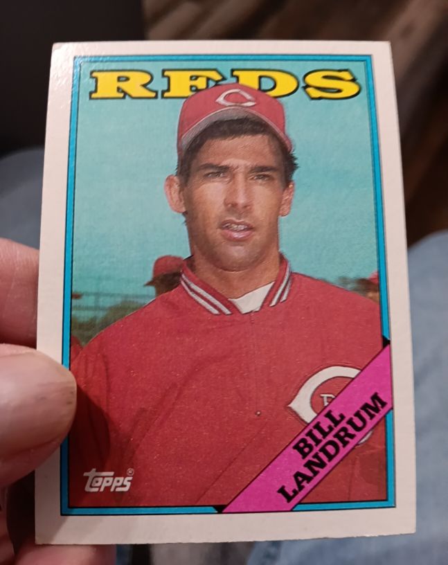1988 Topps #42 Bill Landrum — front