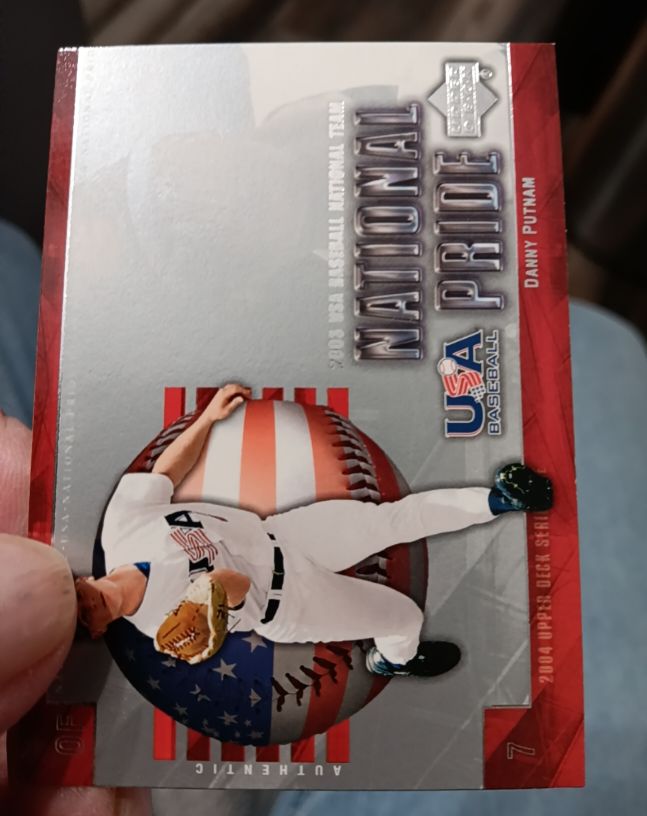 2004 Upper Deck National Pride #USA7 Danny Putnam — front