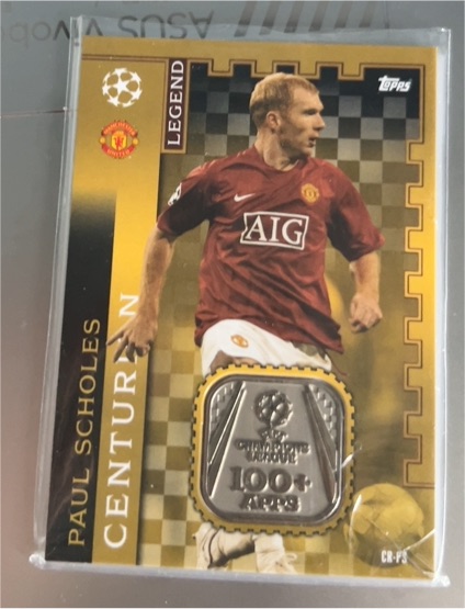 2023-24 Topps Match Attax Centurion CR-PS Paul Scholes — front