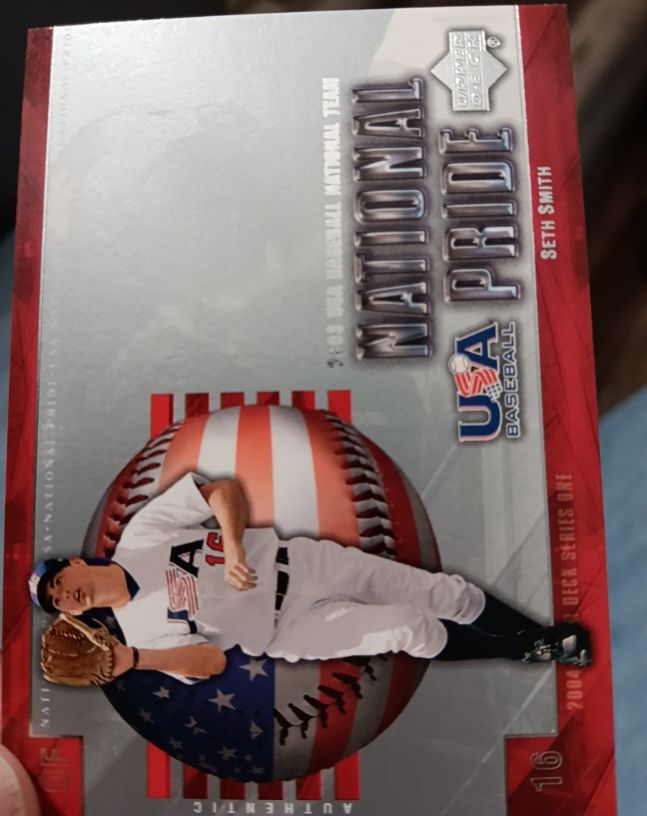 2004 Upper Deck National Pride #16 Seth Smith — front