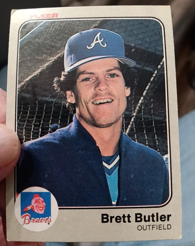 1983 Fleer #132 Brett Butler — front