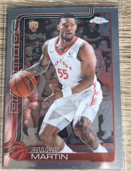 2025-26 Topps Chrome #290 Alijah Martin — front