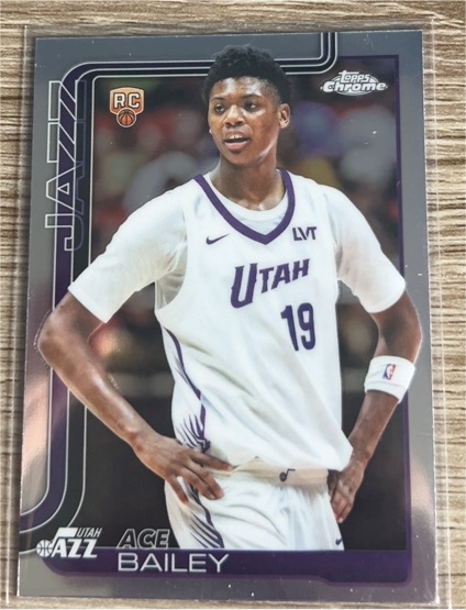 2025-26 Topps Chrome #255 Ace Bailey — front